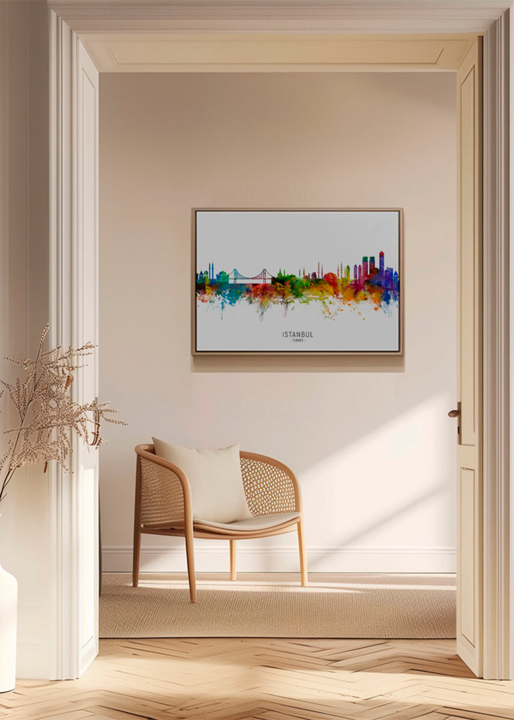 Istanbul Skyline multicolore