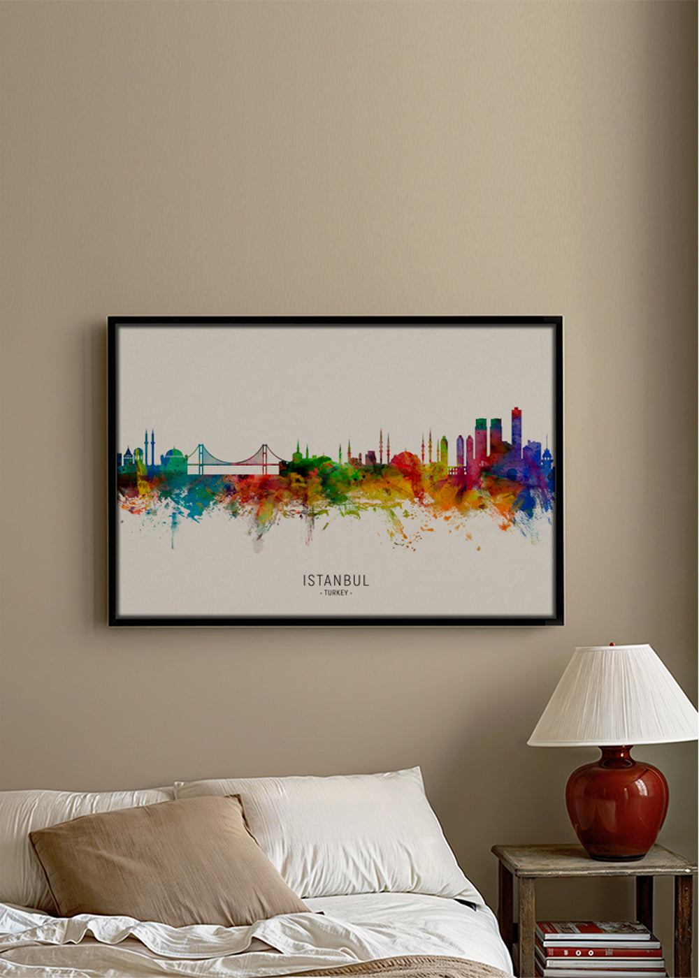 Istanbul Skyline multicolore
