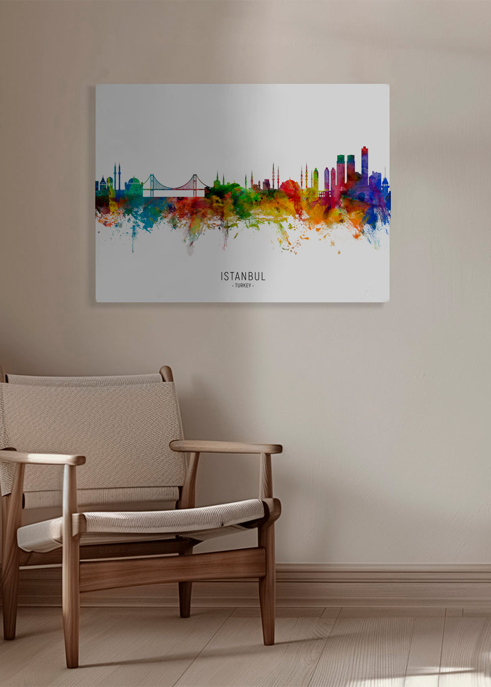 Istanbul Skyline multicolore