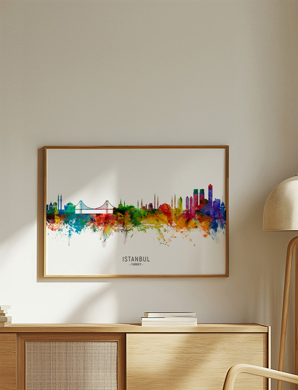 Istanbul Skyline multicolore
