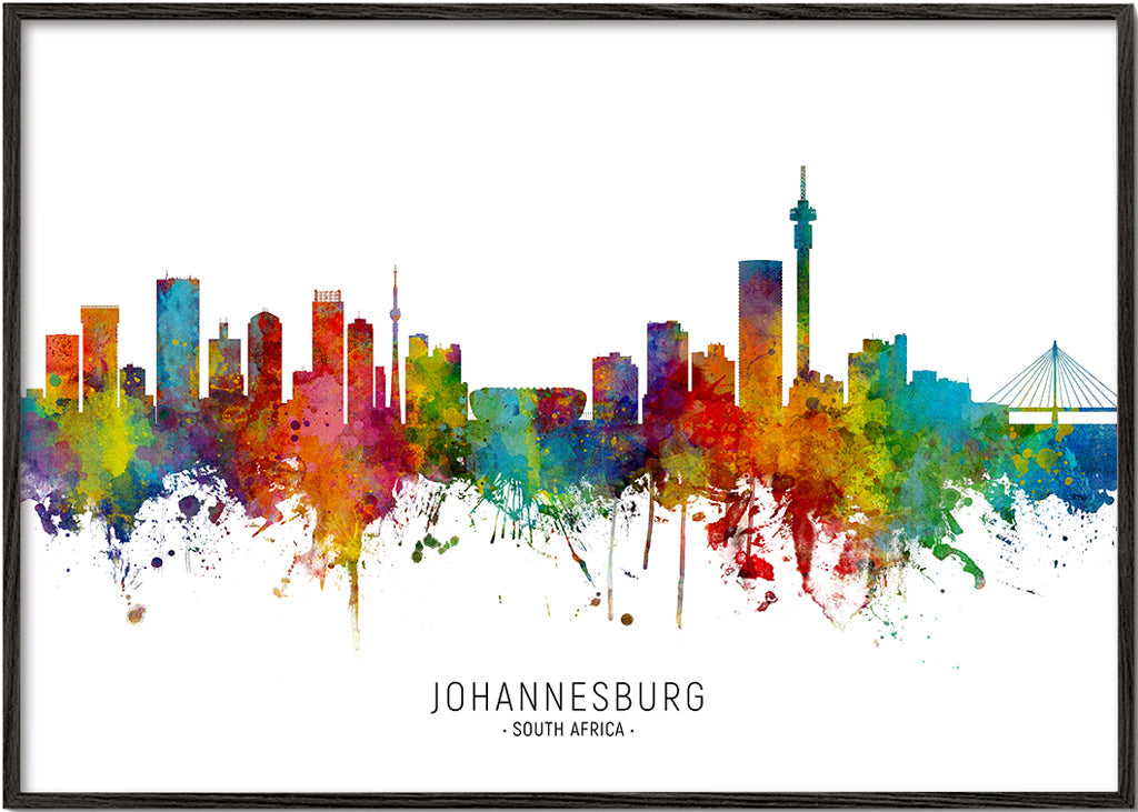 Johannesburg Skyline multicolore
