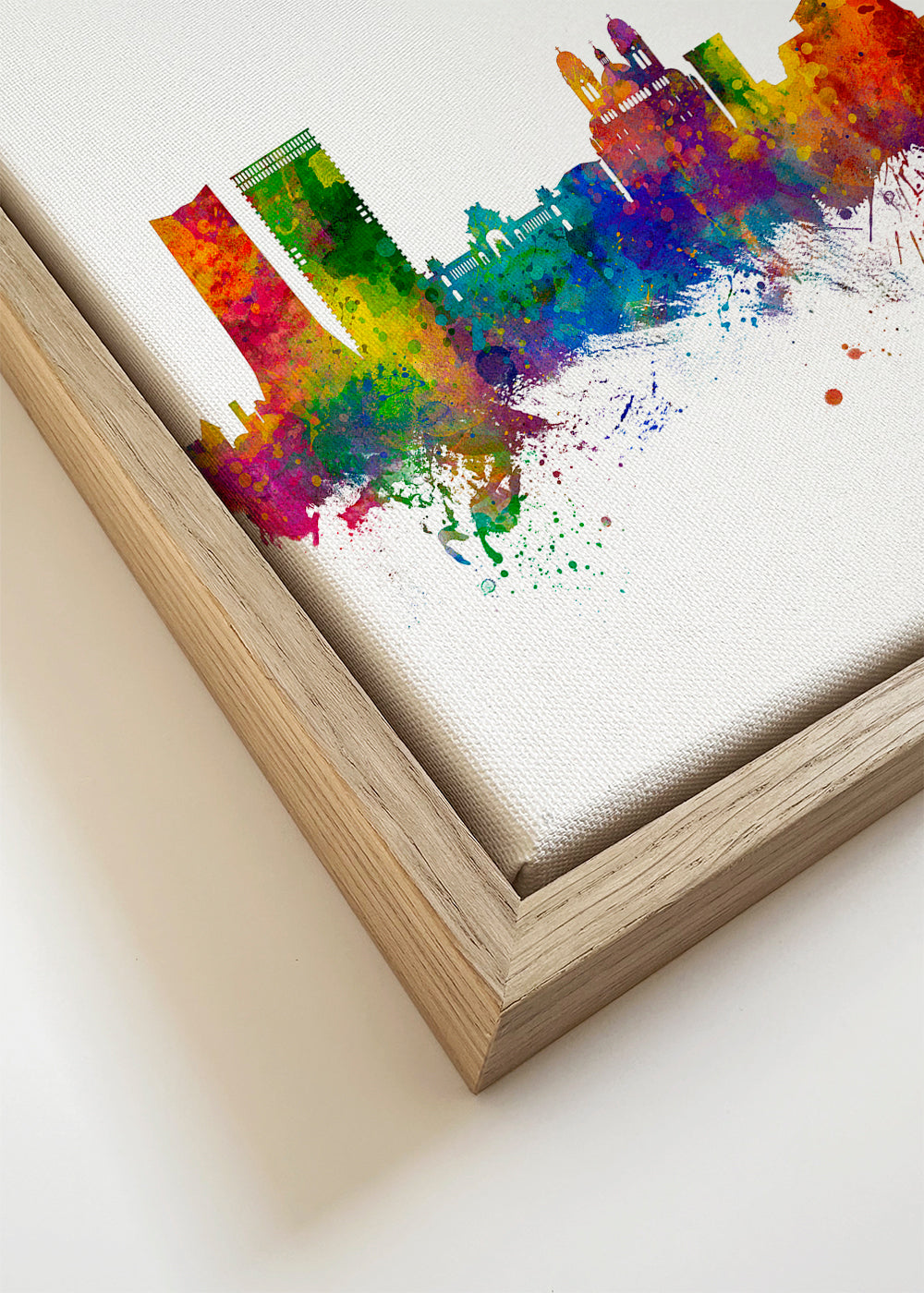 Marseille Skyline multicolore