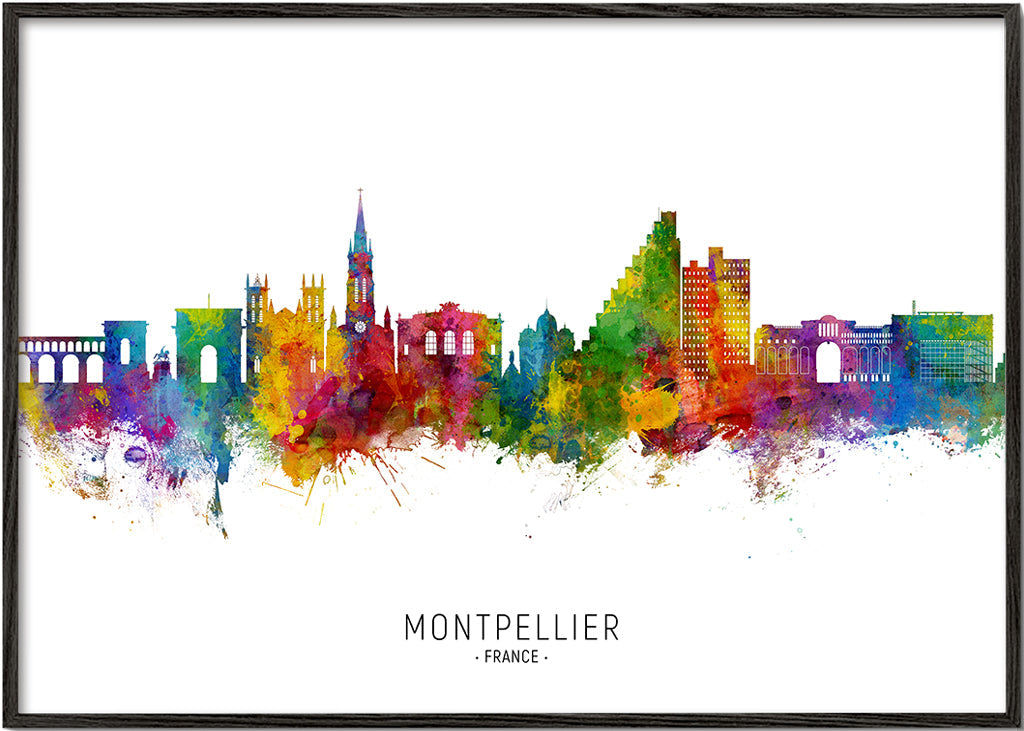 Montpellier Skyline multicolore