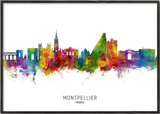Montpellier Skyline multicolore