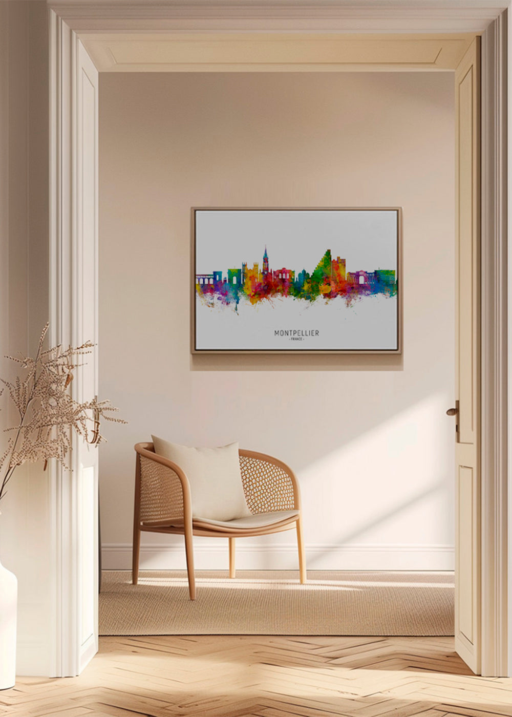 Montpellier Skyline multicolore