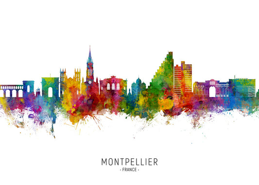 Montpellier Skyline multicolore