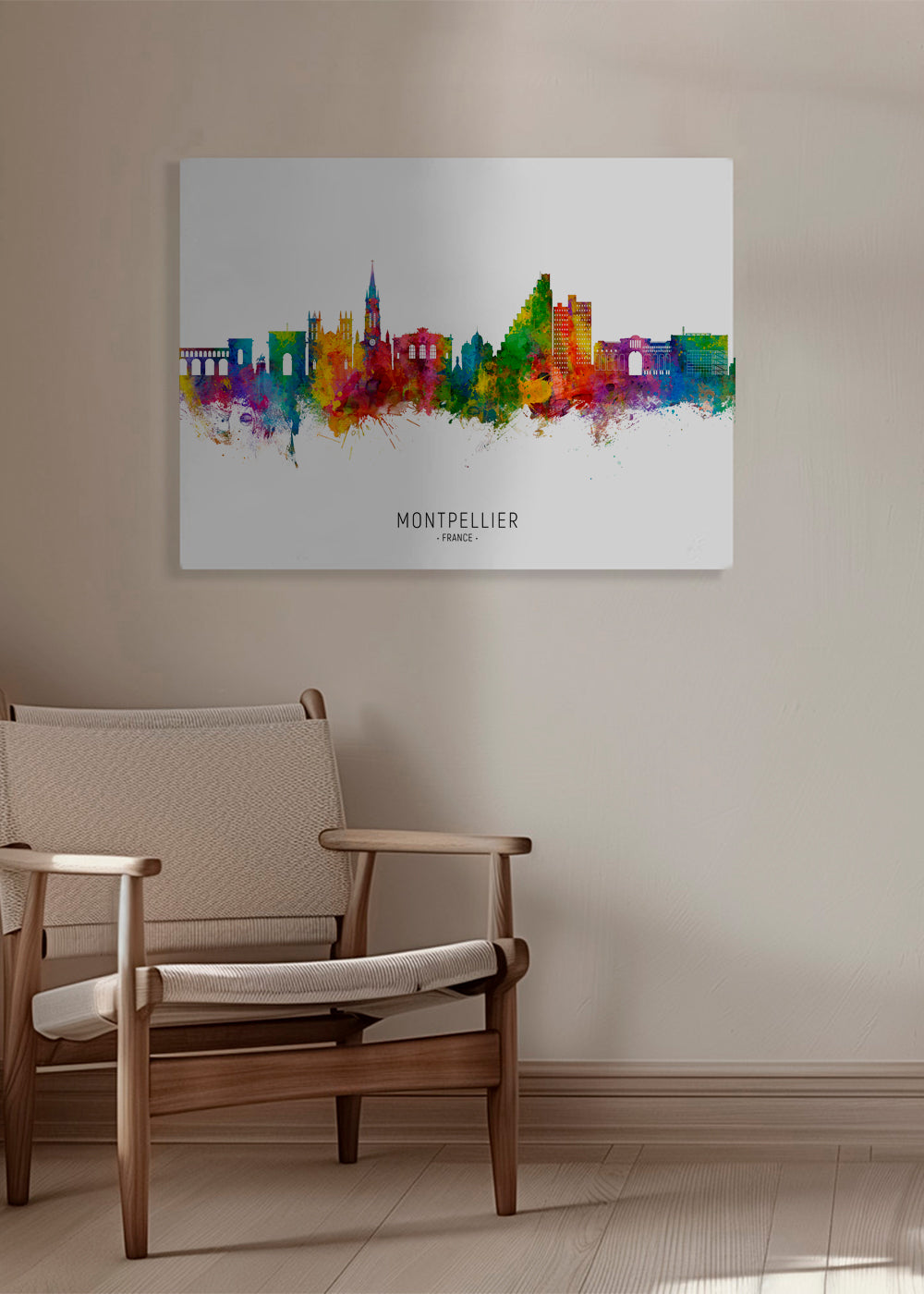 Montpellier Skyline multicolore