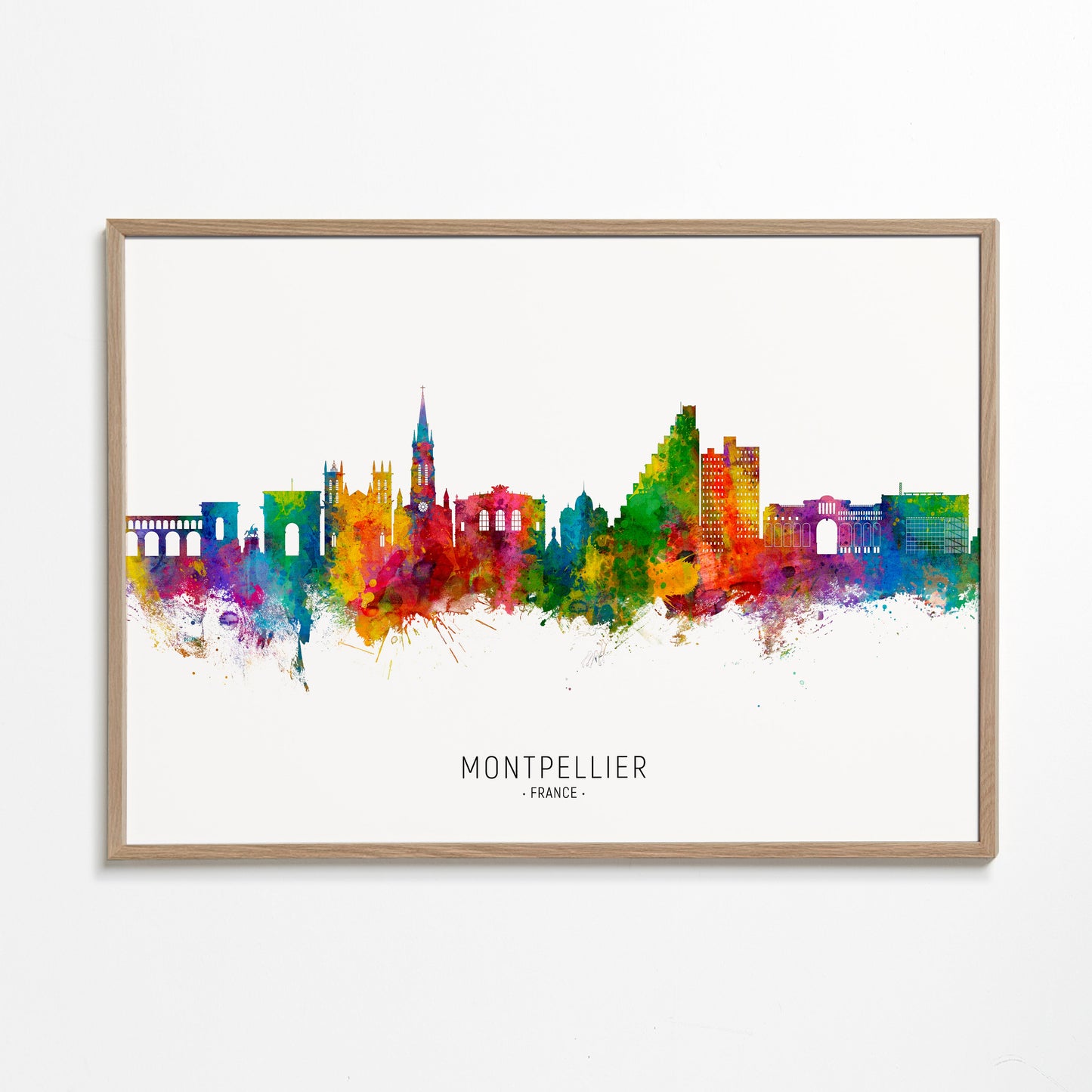 Montpellier Skyline multicolore