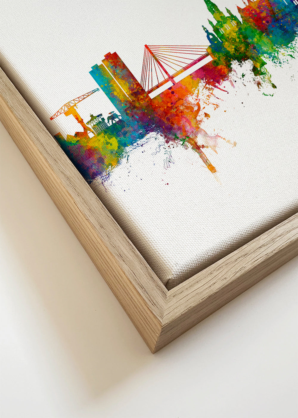 Nantes Skyline multicolore