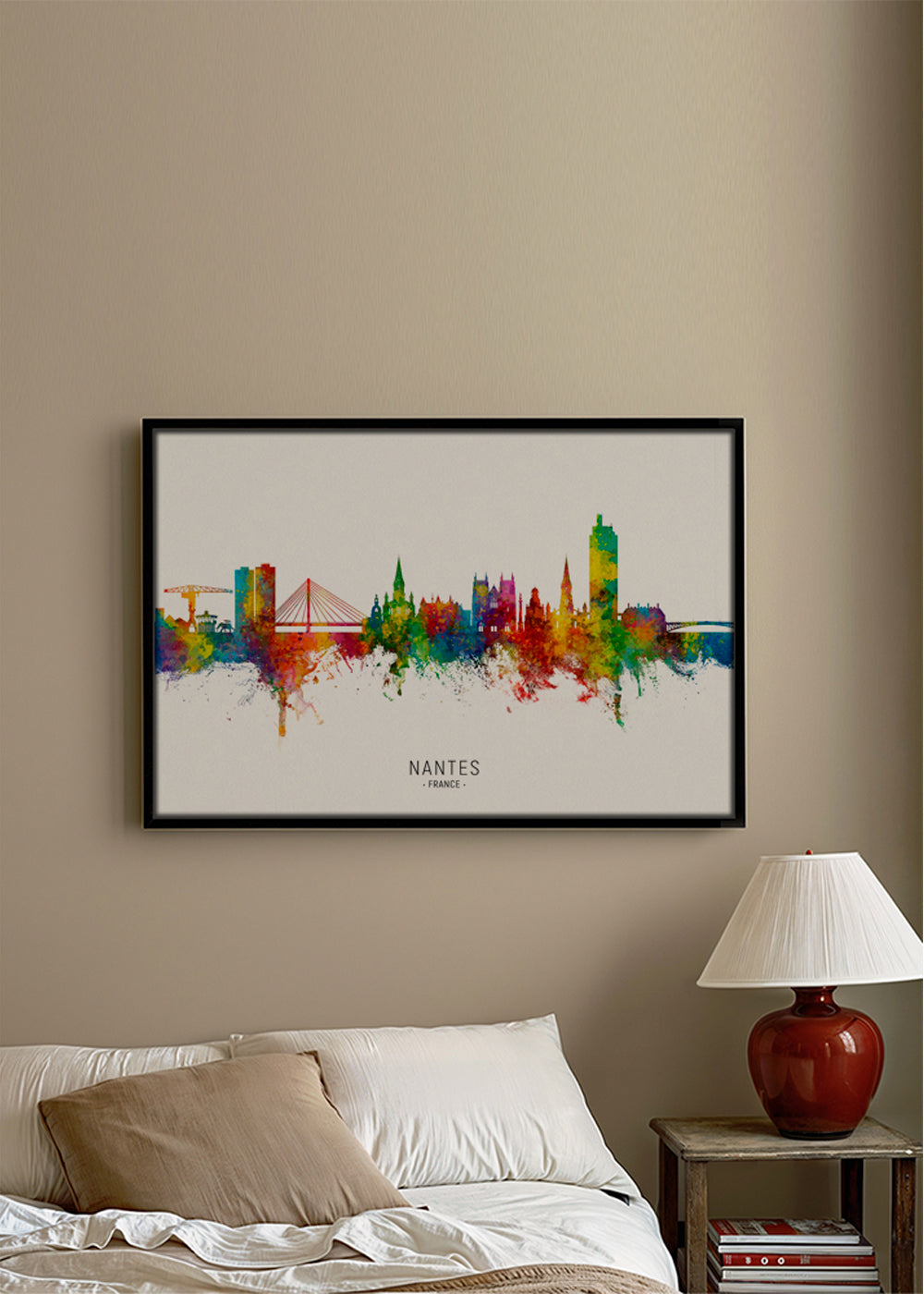 Nantes Skyline multicolore