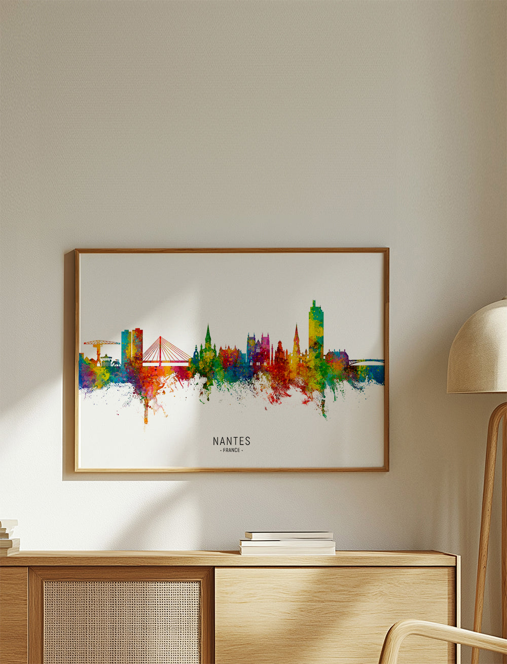 Nantes Skyline multicolore