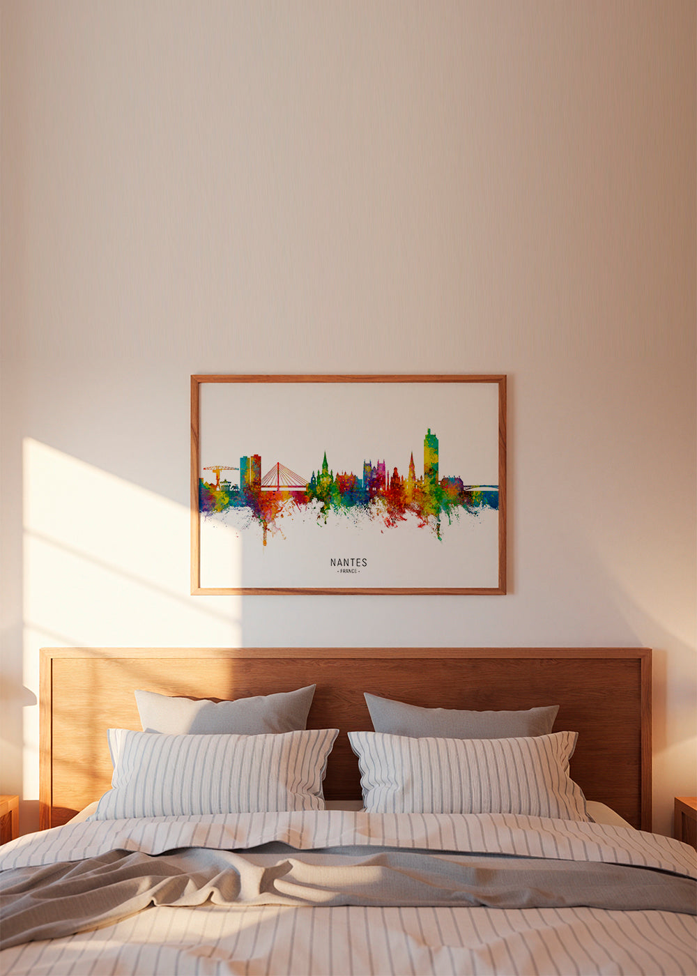 Nantes Skyline multicolore