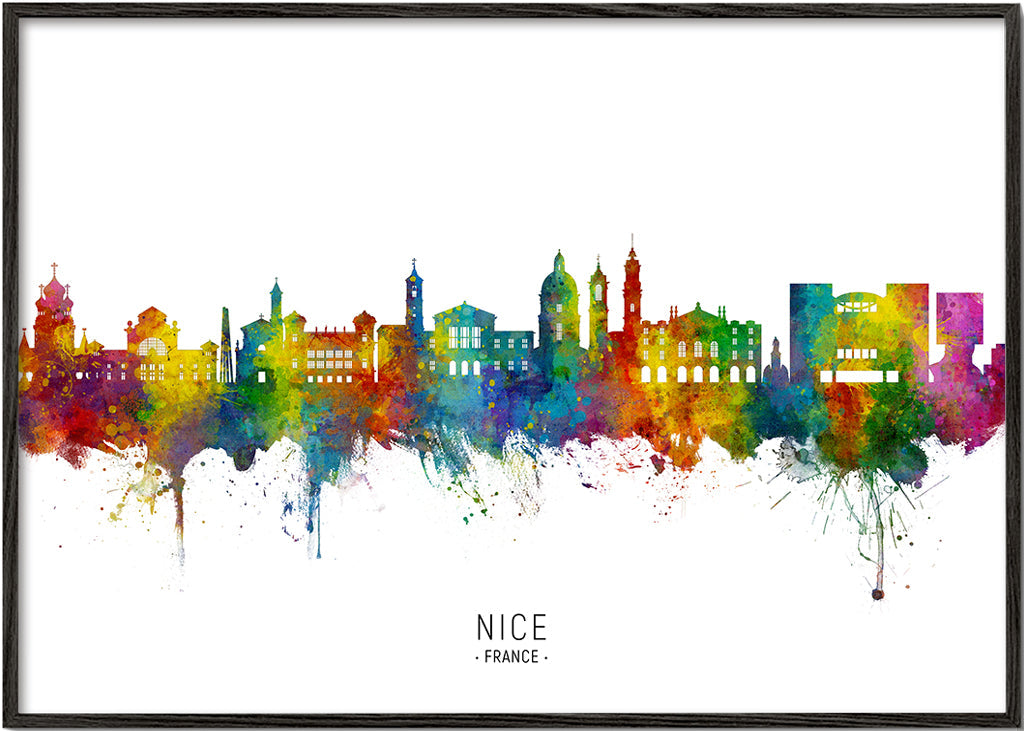 Nice Skyline multicolore