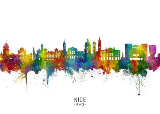 Nice Skyline multicolore