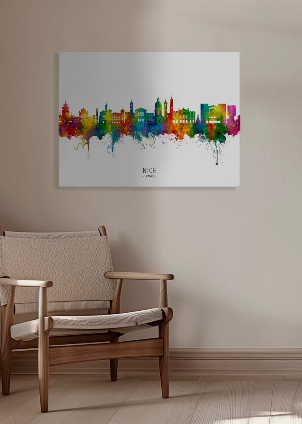 Nice Skyline multicolore