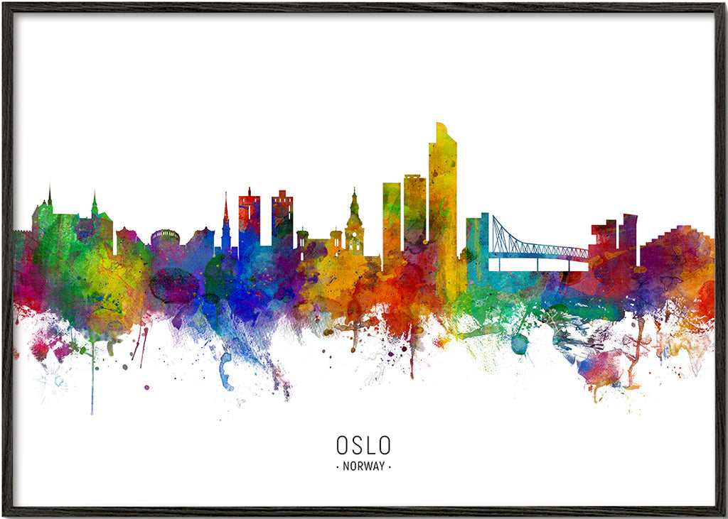Oslo Skyline multicolore