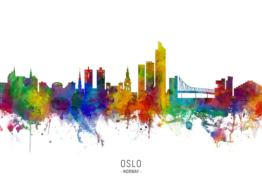 Oslo Skyline multicolore