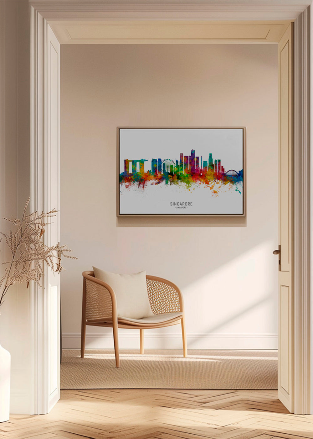 Singapore Skyline multicolore