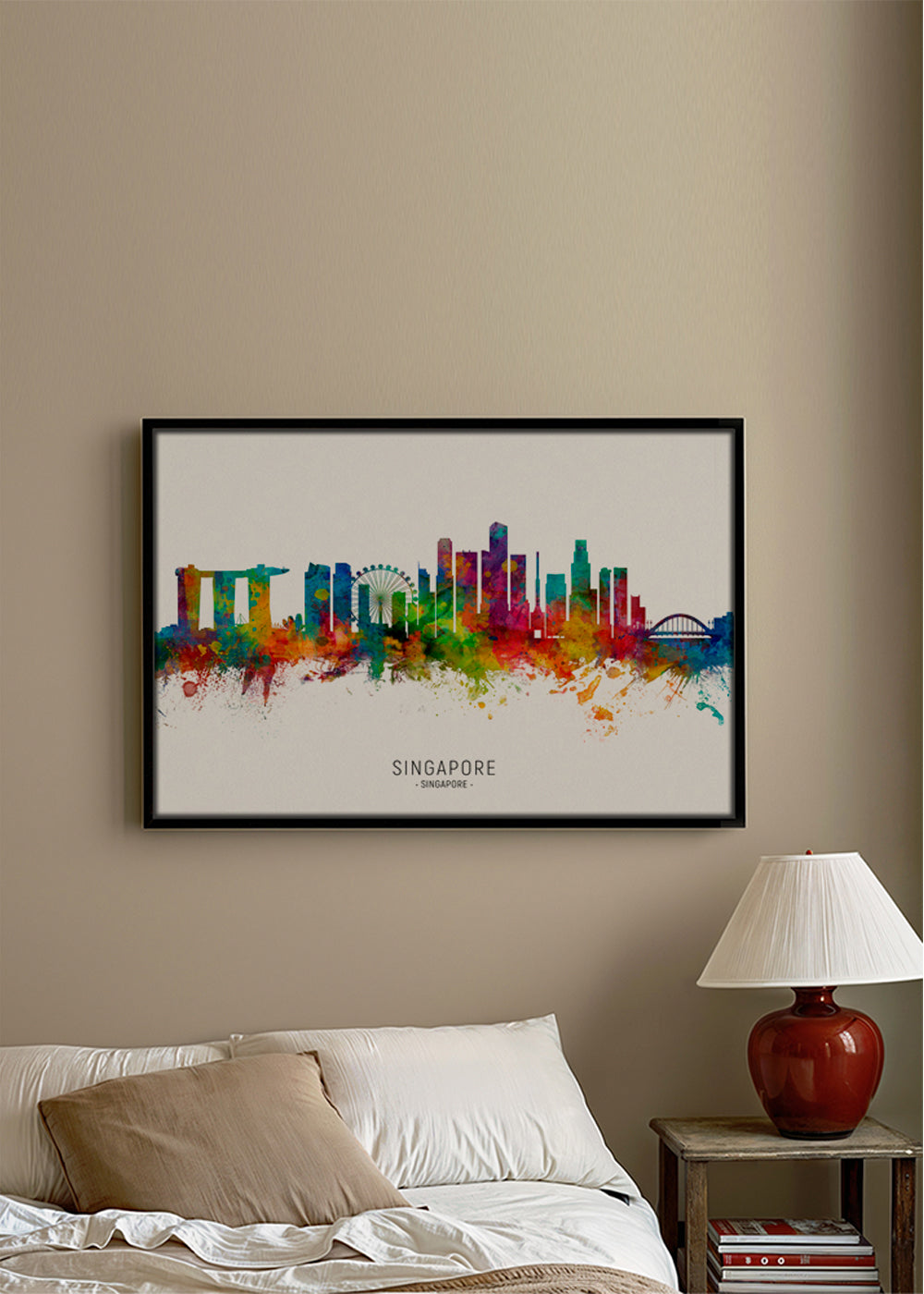 Singapore Skyline multicolore