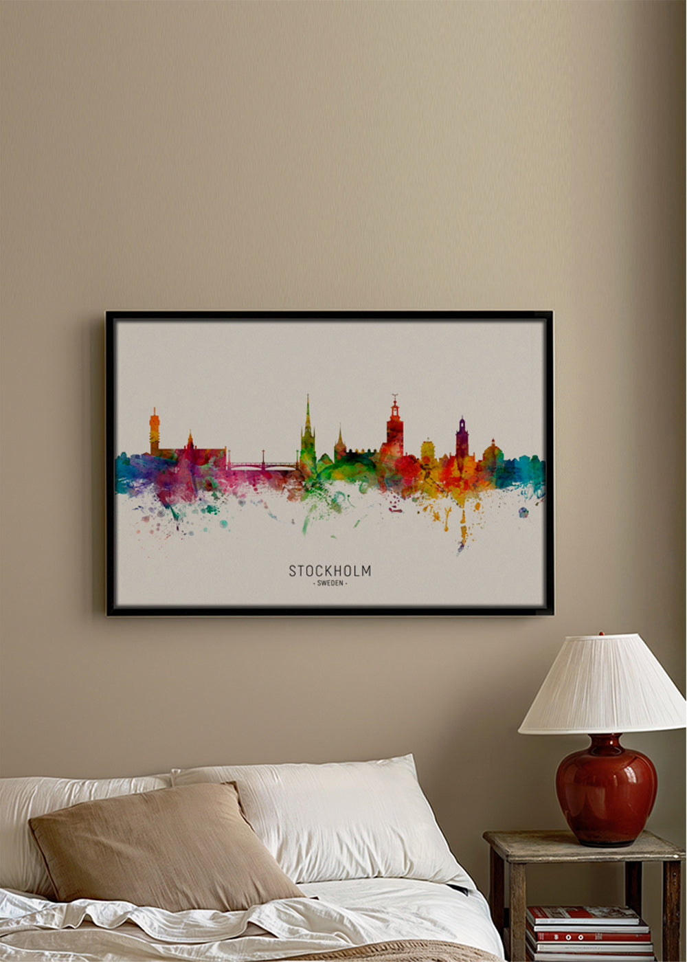 Stockholm Skyline multicolore