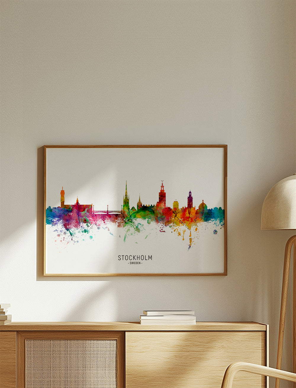 Stockholm Skyline multicolore