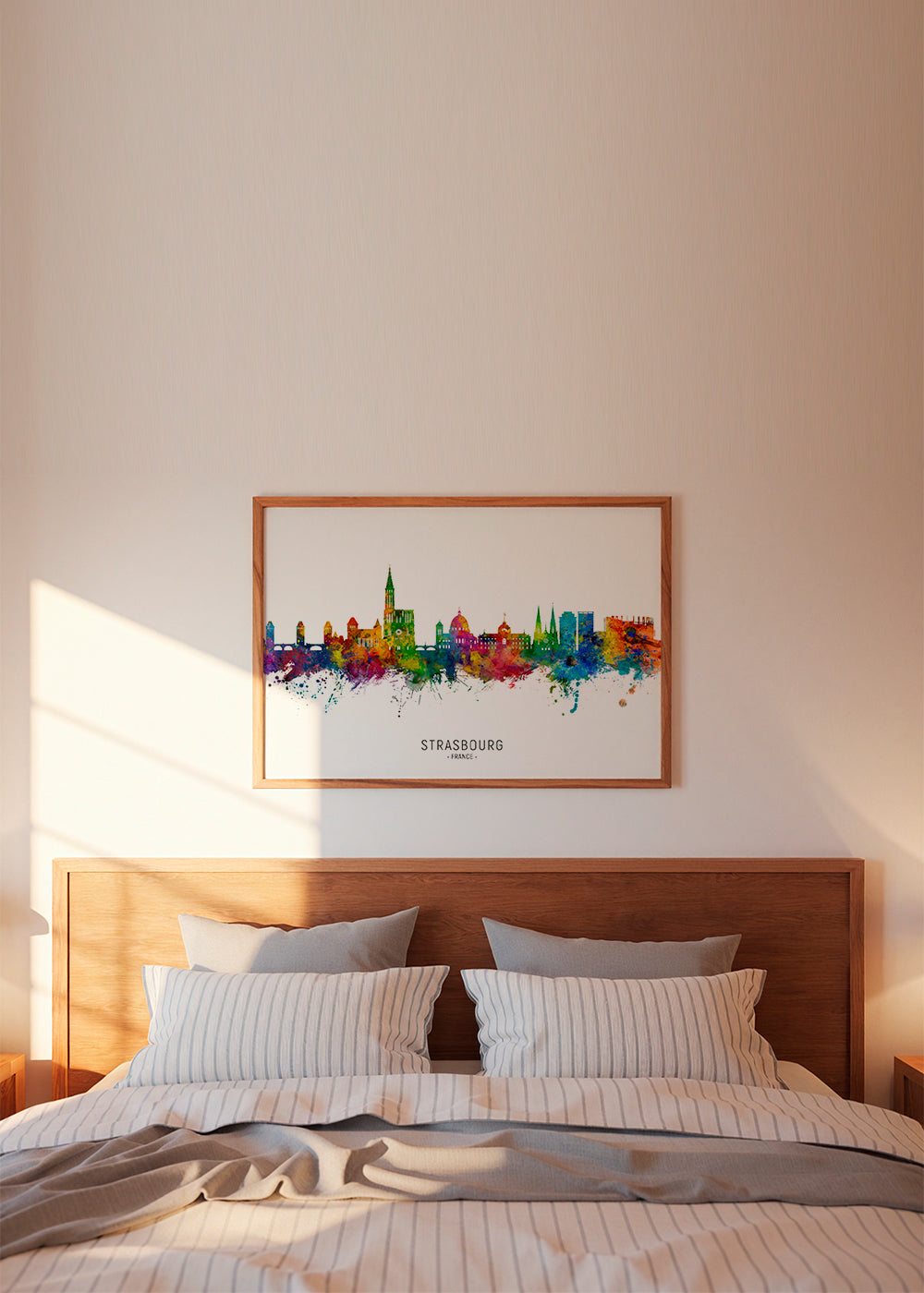 Strasbourg Skyline multicolore