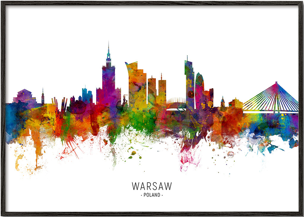 Warsaw Skyline multicolore