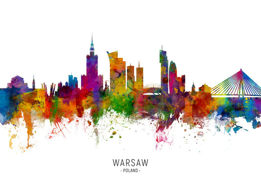 Warsaw Skyline multicolore