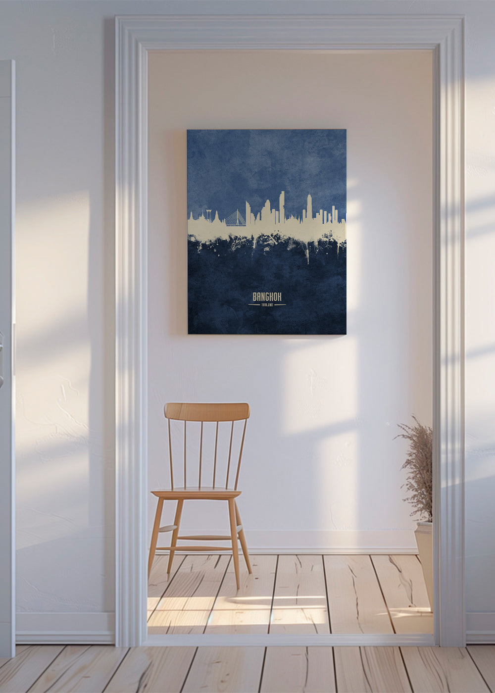 Bangkok Skyline bleu