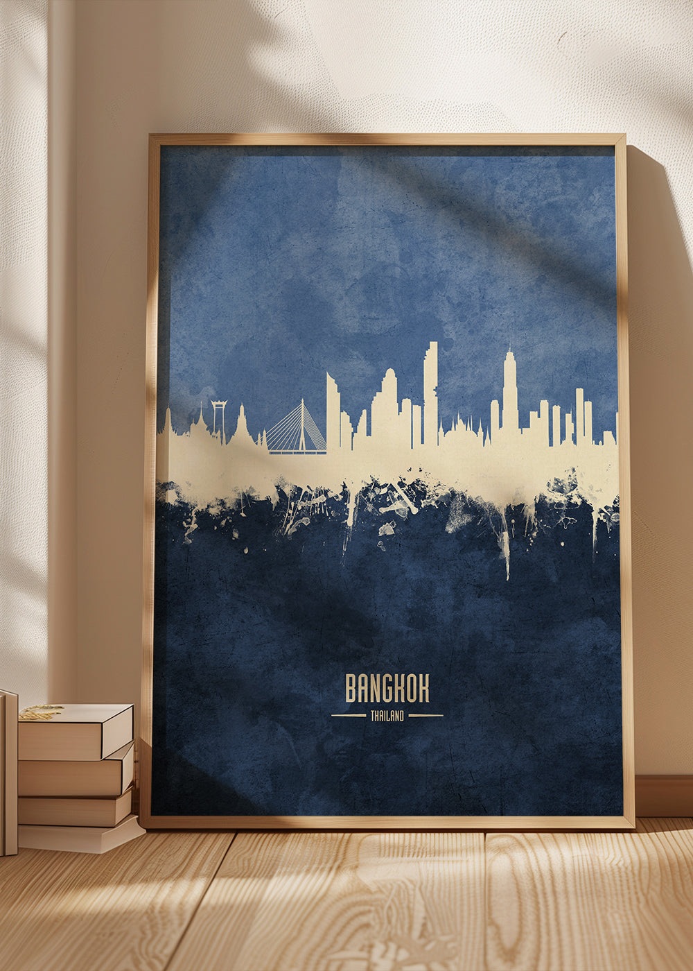 Bangkok Skyline bleu