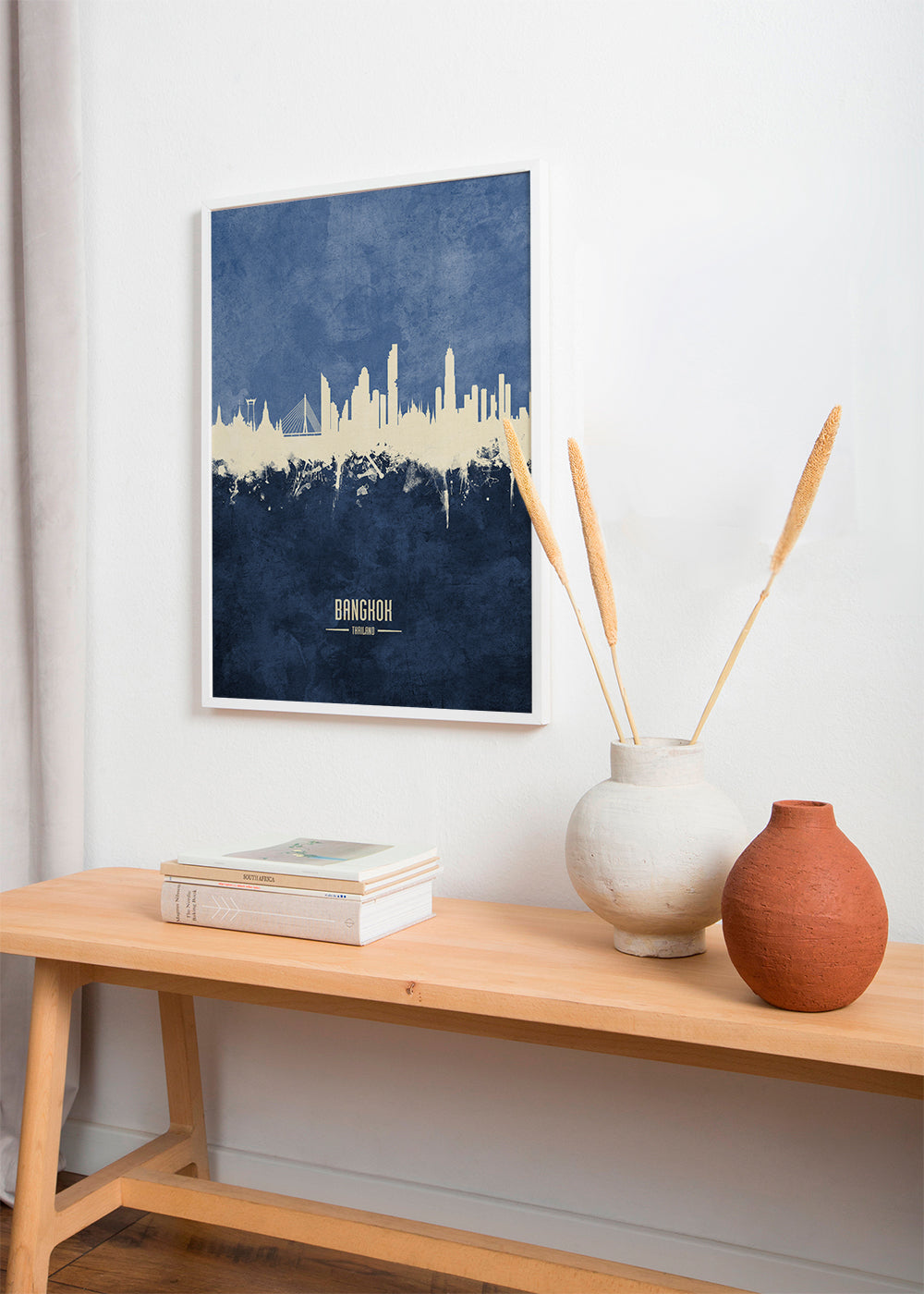 Bangkok Skyline bleu