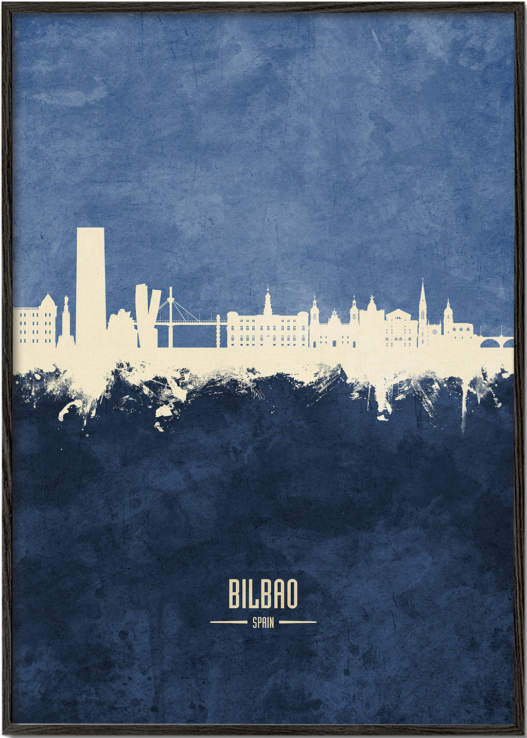Bilbao Skyline bleu