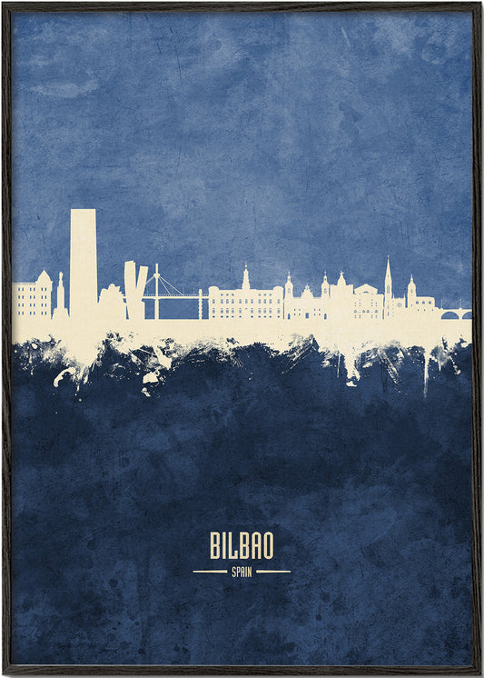Bilbao Skyline bleu
