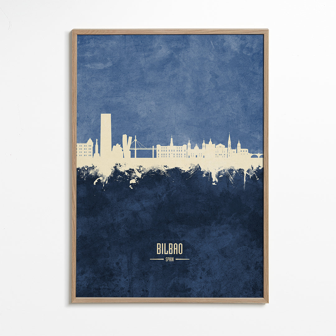 Bilbao Skyline bleu