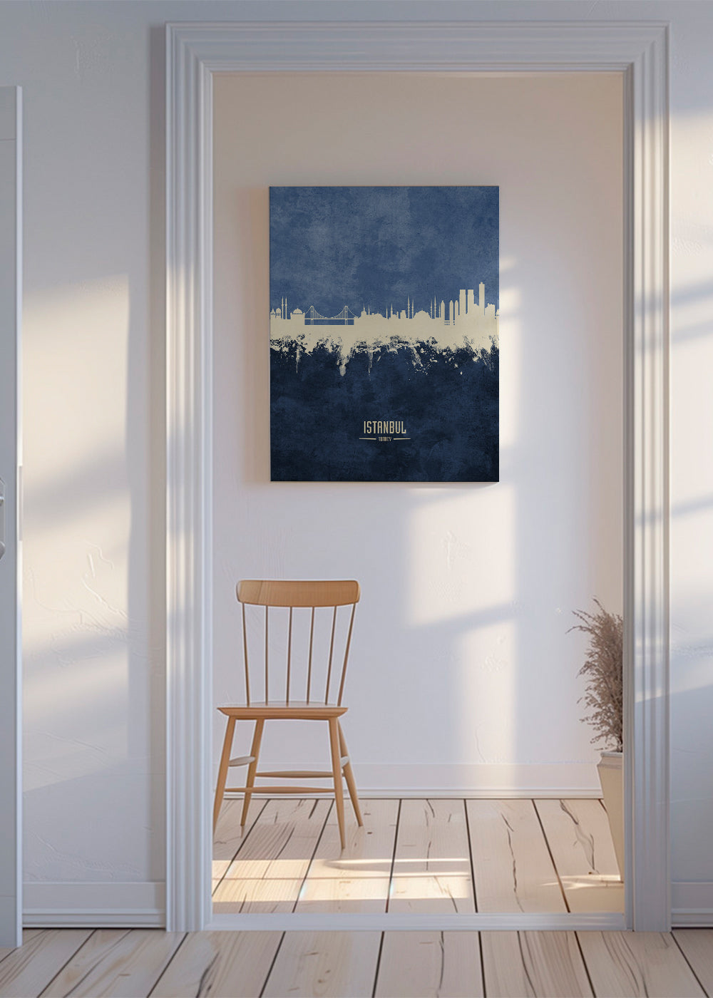 Istanbul Skyline bleu