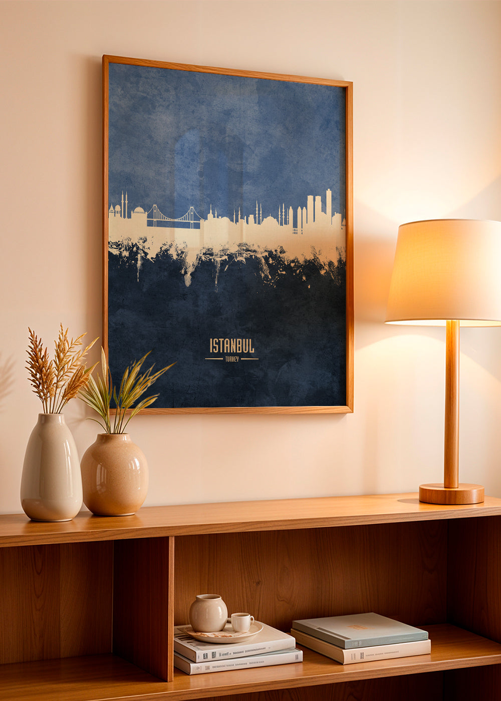 Istanbul Skyline bleu