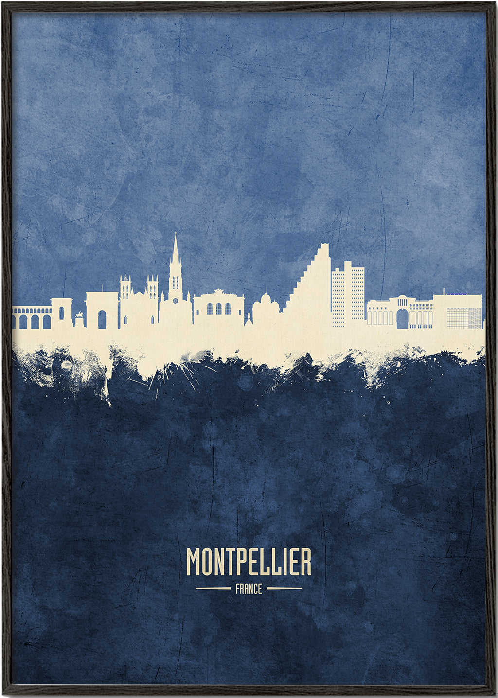 Montpellier Skyline bleu