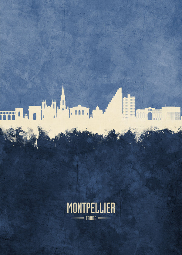 Montpellier Skyline bleu