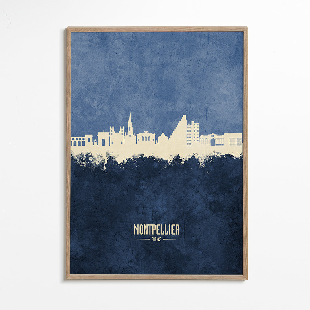 Montpellier Skyline bleu