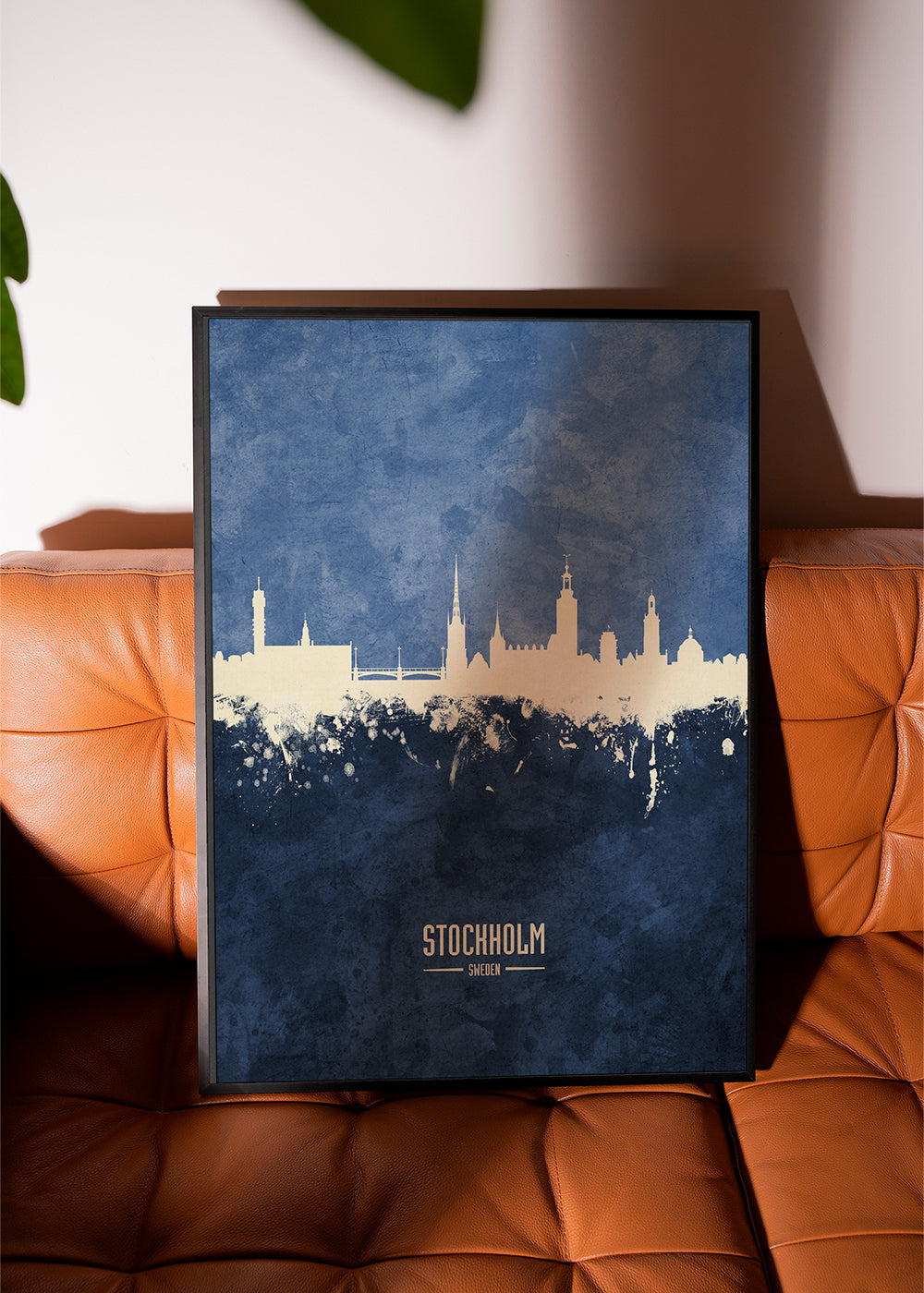 Stockholm Skyline bleu