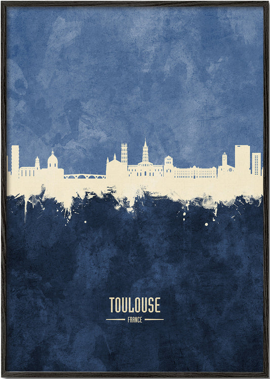 Toulouse Skyline bleu