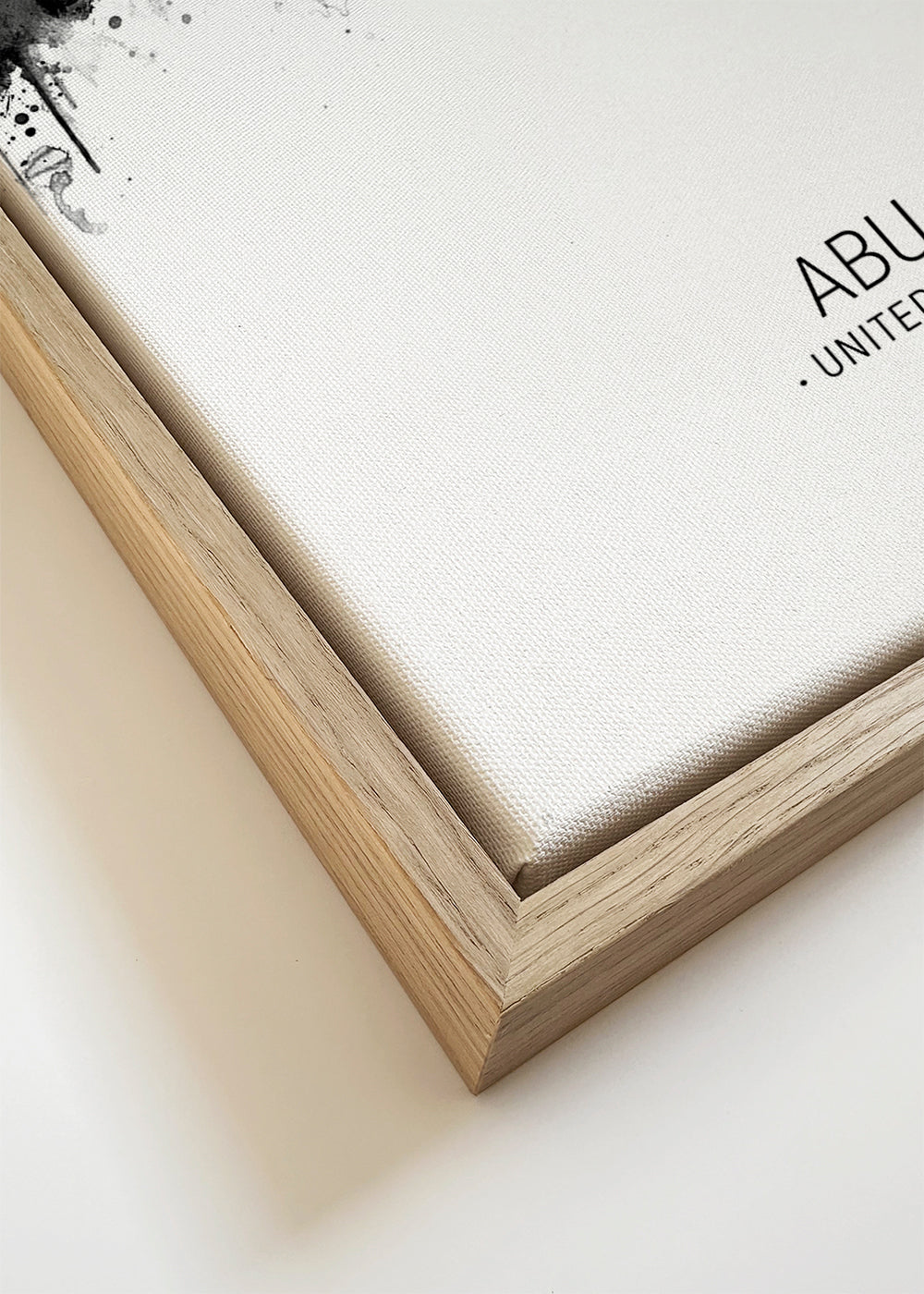 Abu Dhabi Skyline noir et blanc