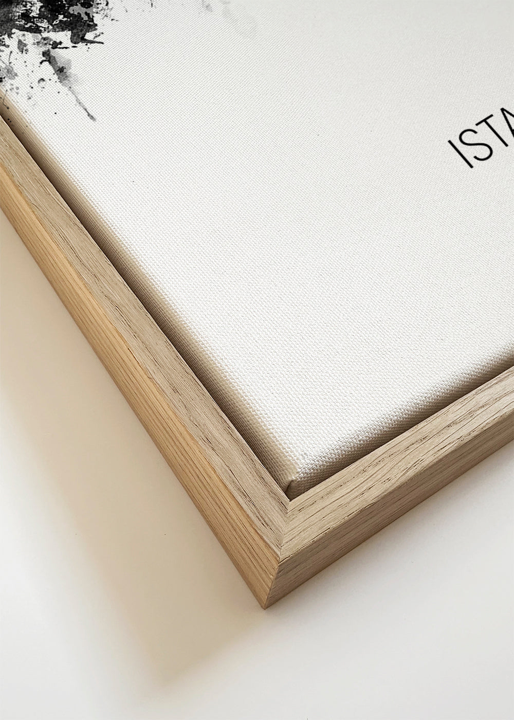 Istanbul Skyline noir et blanc