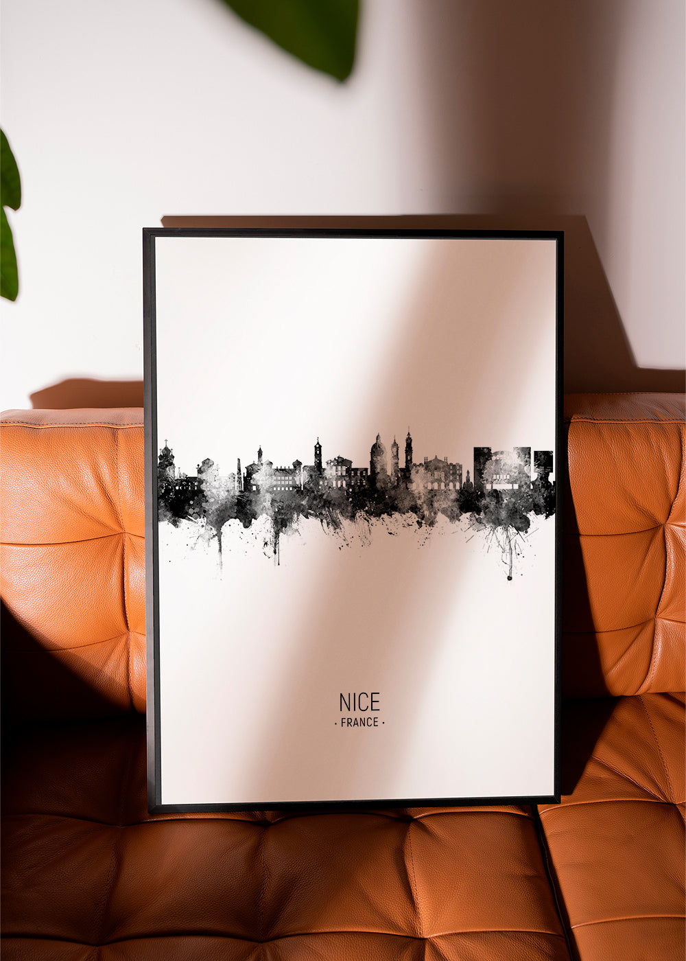 Nice Skyline noir et blanc