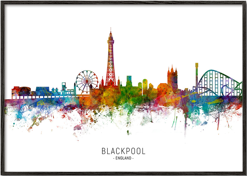 Blackpool Skyline multicoloré