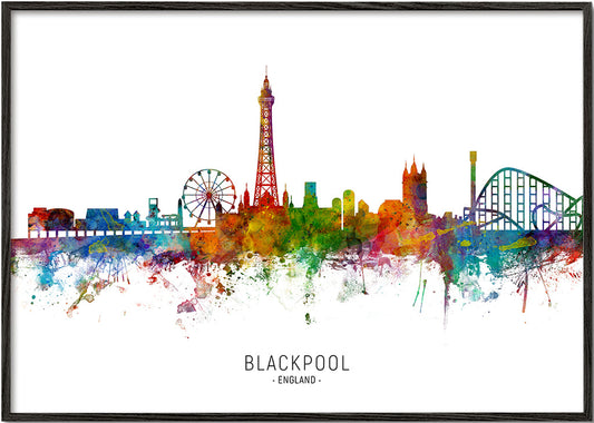 Blackpool Skyline multicoloré