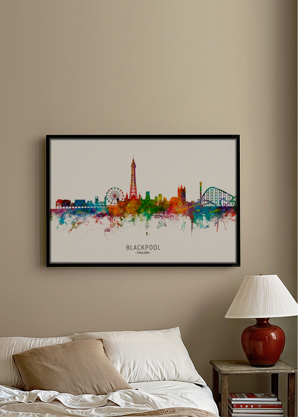 Blackpool Skyline multicoloré