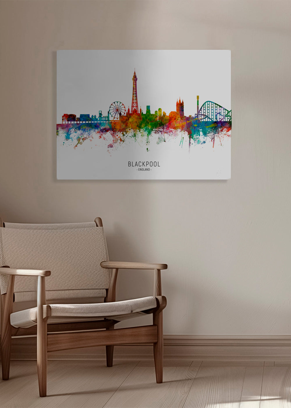 Blackpool Skyline multicoloré