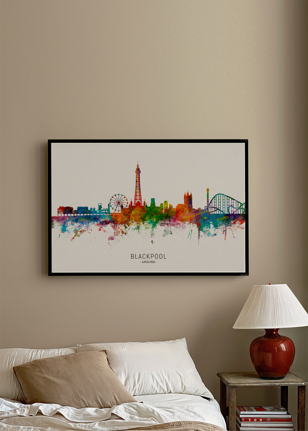 Blackpool Skyline multicoloré