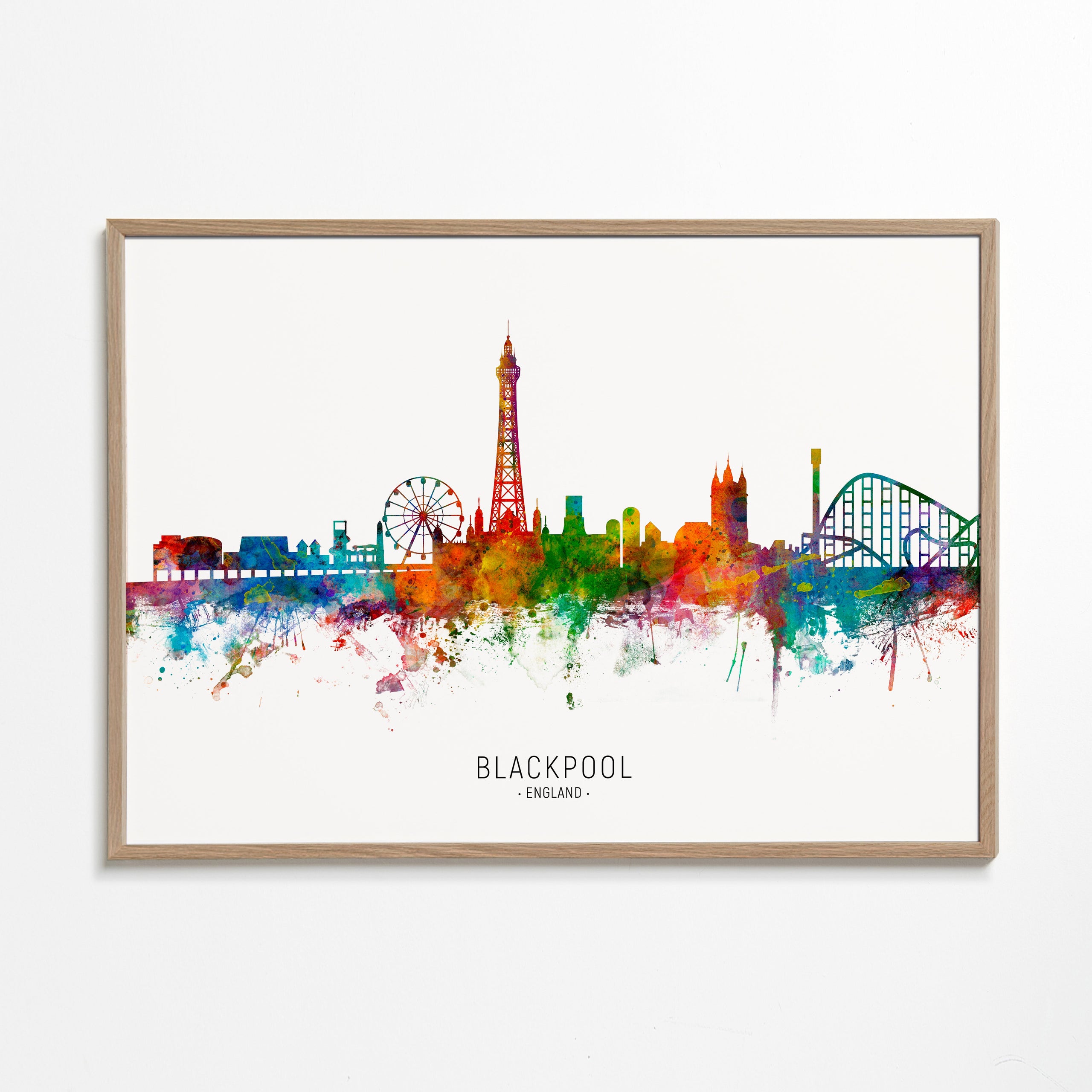 Blackpool Skyline multicoloré